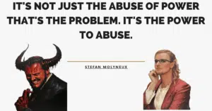 Its not just the abuse of power thats the problem. Its the power to abuse